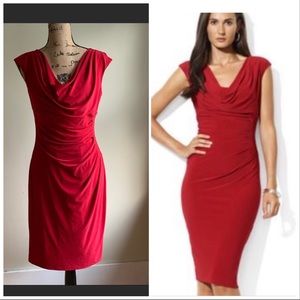 Ralph Lauren red dress size 8